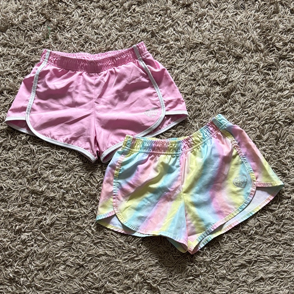 Body Glove Pink and Pastel Tie-Dye Shorts Duo